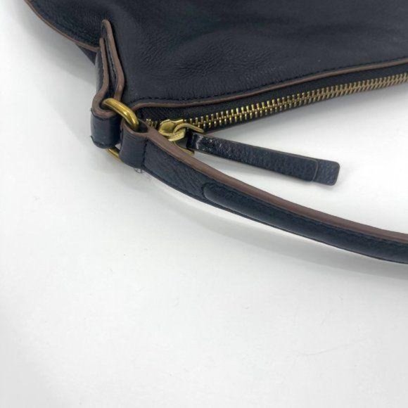 Fossil Black Soft Leather Hobo Medium Shoulder Bag - Picture 6 of 12